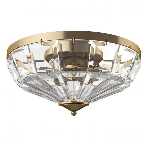 Neoclassic Facet Ceiling Lamp Gold image 3