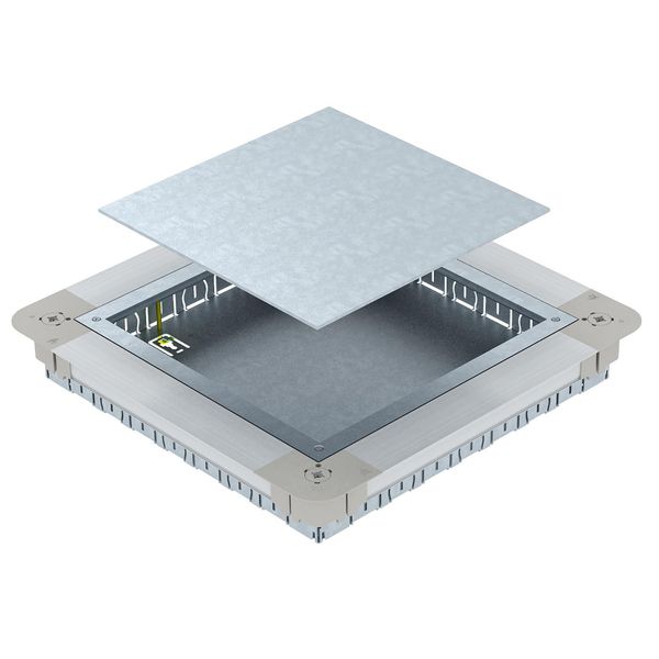 UGD55 250-3 9R Underfloor box empty for GES9/55UV 367x367x55 image 1