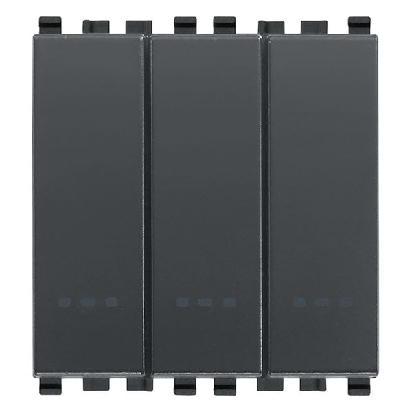 Three 1P 20AX 2-way switches grey image 1