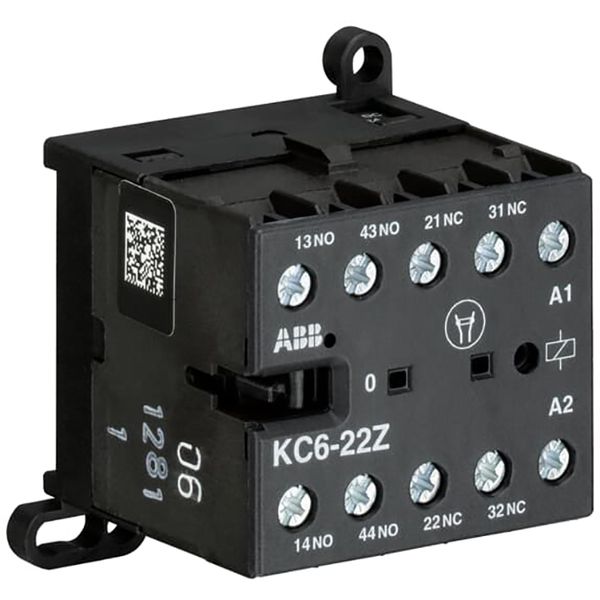 KC6-22Z-04 Mini Contactor Relay 110-125VDC image 1