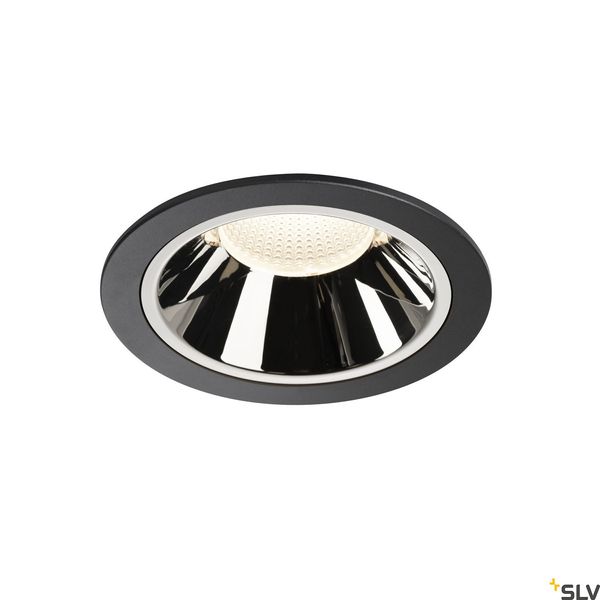 NUMINOS® DL XL, Indoor LED recessed ceiling light black/chrome 4000K 55° image 1