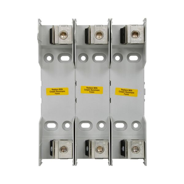 Fuse-block, low voltage, 200 A, AC 600 V, UL class H, 75 x 203 x 207 mm, 3P, UL, CSA image 1