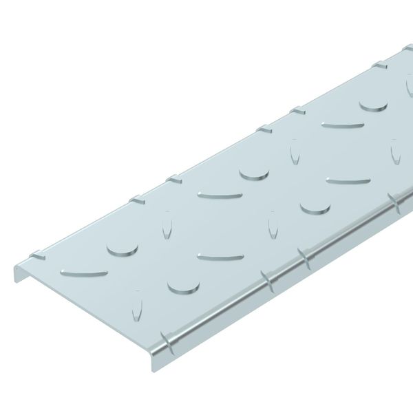 DBKR 100 FS Chequer plate cover for walkable cable trays 100x3000 image 1