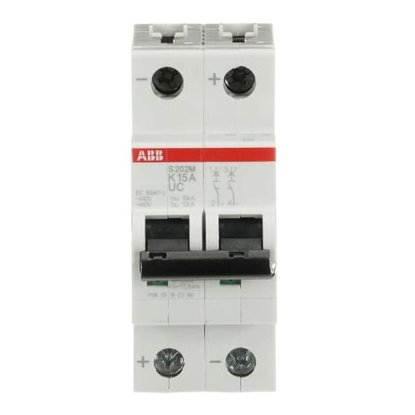 S202M-K15UC Miniature Circuit Breaker - 2P - K - 15 A image 2