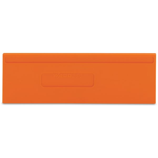 Separator plate 2 mm thick oversized orange image 1