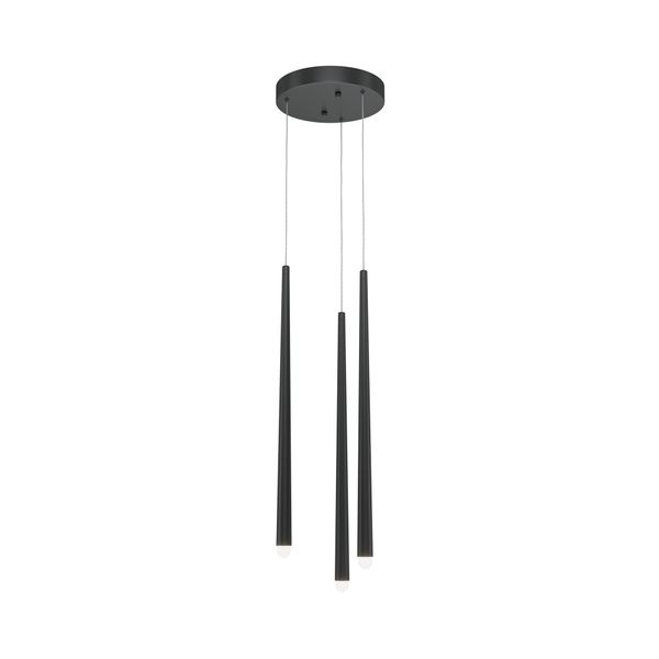 Modern Cascade Pendant lamp Black image 1