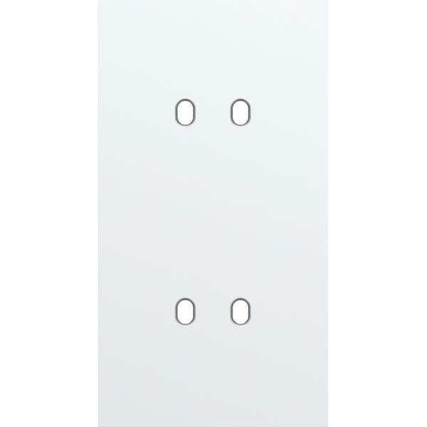 Twofold faceplate, vertical 71 mm centre distance, for double switch f image 2