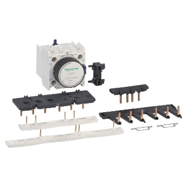 Kit for star delta starter assembling, for 3 x contactors LC1D09-D38 star identical, with timer block image 2