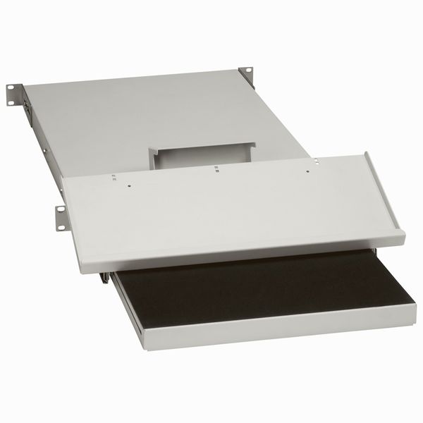 Keyboard shelf for enclosures depth up to 800mm screw fixing image 1