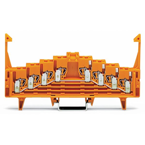 4-level same potential terminal block with locking clips all clamping image 2