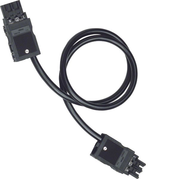 Connection cable Winsta, 3x2.5², 0.6m, hfr, Cca, black image 1