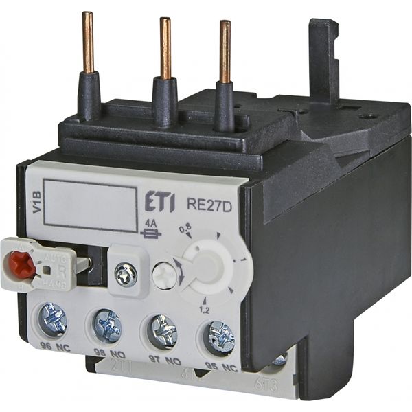 Thermal overload relay, RE27D-1,2 image 1