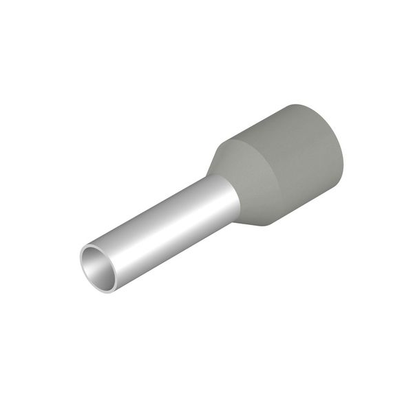 Wire end ferrule, Standard, 2.5 mm², Stripping length: 10 mm, grey image 1