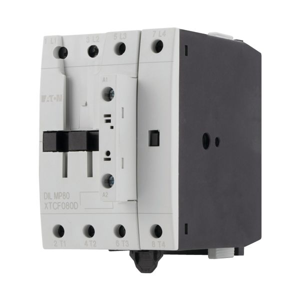 Contactor, 4 pole, 80 A, RDC 24: 24 - 27 V DC, DC operation image 12