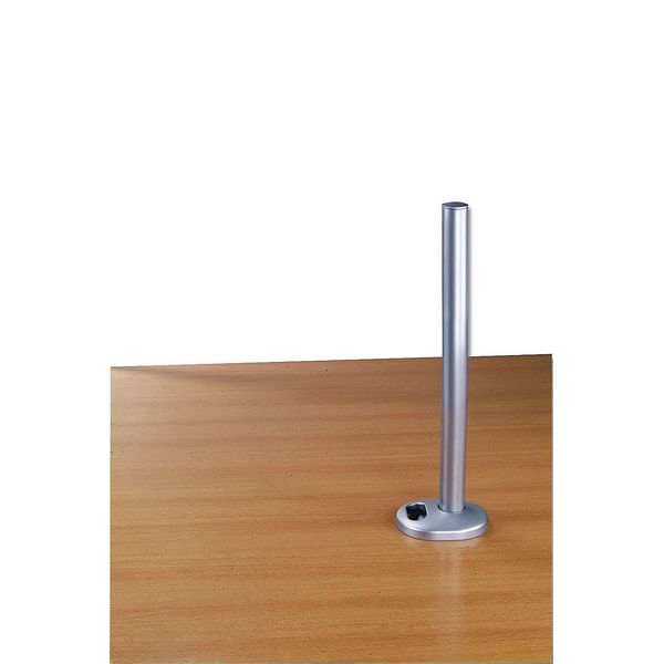 Desk Grommet Clamp Pole, 450mm Modular, space saving mounting system for notebooks & monitors! image 1