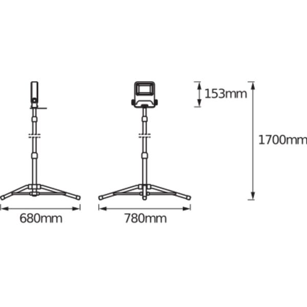 WORKLIGHTS - TRIPOD 1x20W 4000K image 9