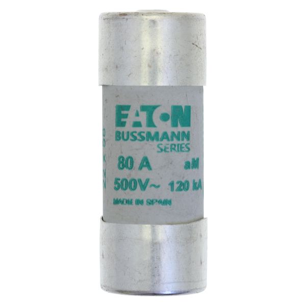 Fuse-link, LV, 80 A, AC 500 V, 22 x 58 mm, aM, IEC, with striker image 5