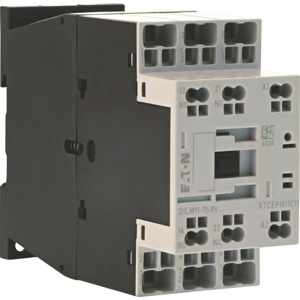 Contactor, 3 pole, 380 V 400 V 5 kW, 1 N/O, 1 NC, RDC 24: 24 - 27 V DC, DC operation, Push in terminals image 8