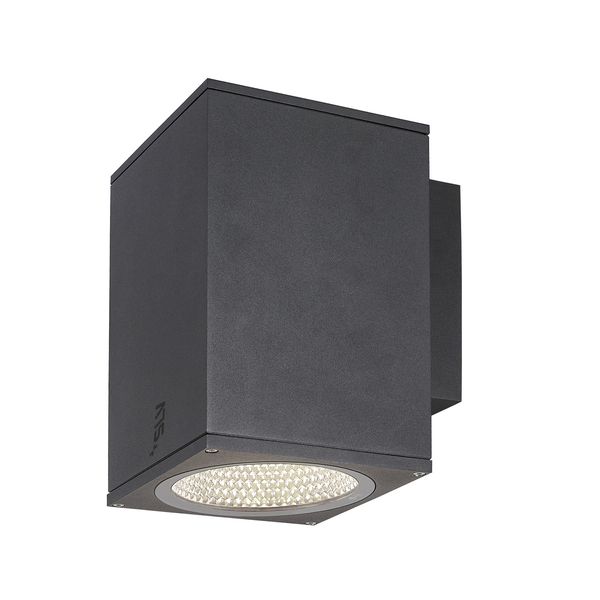 ENOLA SQUARE L, single outdoor LED surface-mounted wall light anthracite CCT 3000/4000K image 6