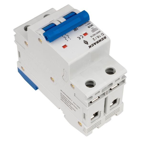 Miniature Circuit Breaker (MCB) AMPARO 10kA, D 16A, 2-pole image 5