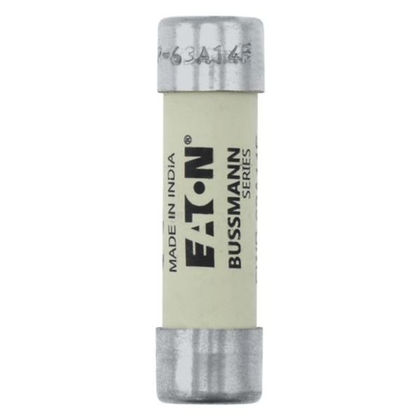 63A 700V DC UL FERRULE 14X51MM FUSE Eaton Bussmann series high speed cylindrical fuse image 1