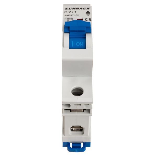 Miniature Circuit Breaker (MCB) AMPARO 10kA, C 2A, 1-pole image 1