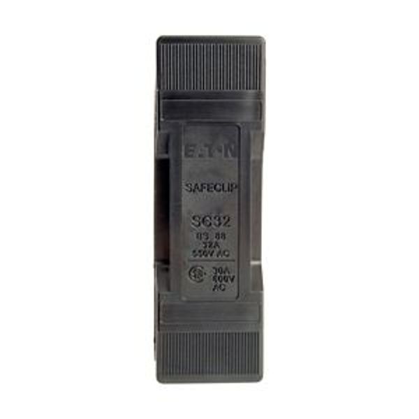 Fuse-holder, LV, 32 A, AC 550 V, BS88/F1, 1P, BS, front connected, black image 13