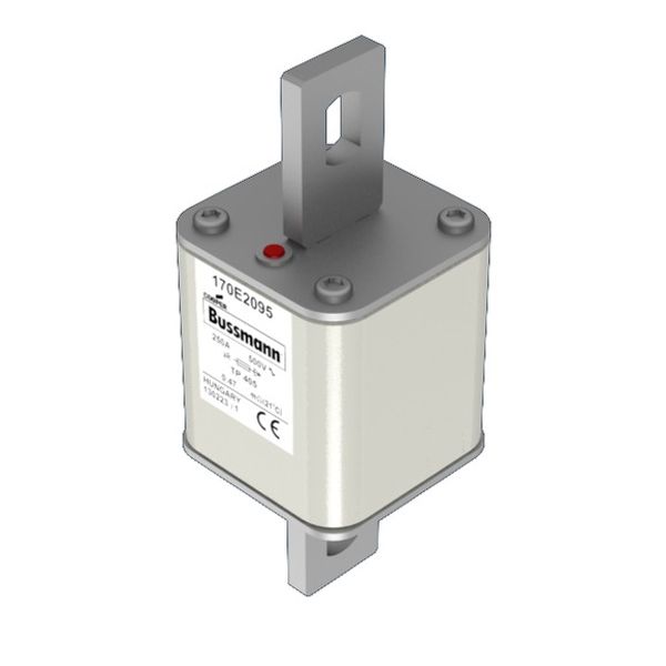 Fuse-link, high speed, 400 A, AC 500 V, 55 x 55 x 140 mm, aR, IEC, with indicator image 1