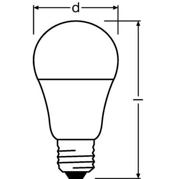 LED Bulb PARATHOM CLASSIC A60 DIM 9W/827 E27 FR image 2
