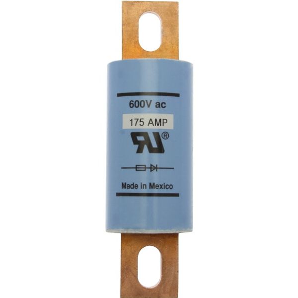 Eaton Bussmann series Tron KAC high speed fuse, 20A, 200 kAIC, Non Indicating, High speed fuse, Blade end X blade end, Stud image 1