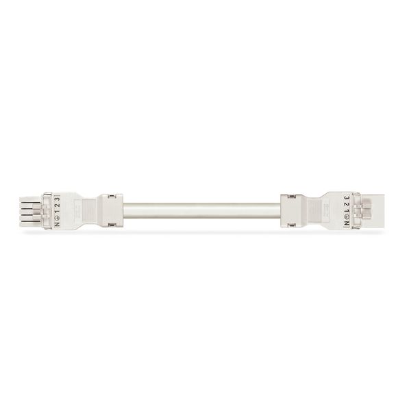 pre-assembled interconnecting cable Eca Socket/plug white image 1