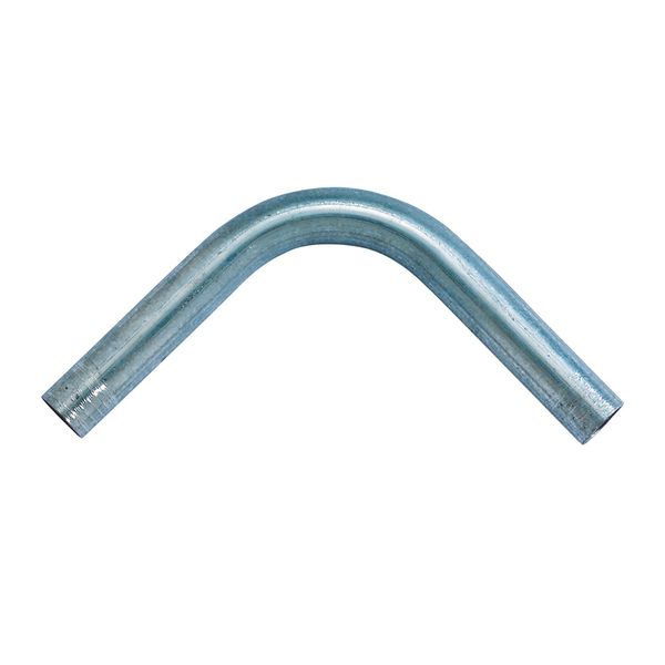 Ø25mm zinc-plated steel hanger with 175mm radius of curvature image 1