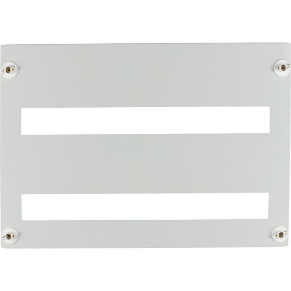 Front plate 45mm-Device cutout for 33 Module units per row, 1+ rows, grey image 4