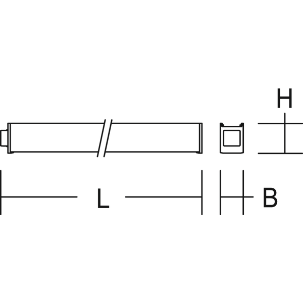 LINEDO, 55 W, 8200 lm, 840, white, on/off Continuous line luminaire, L image 4