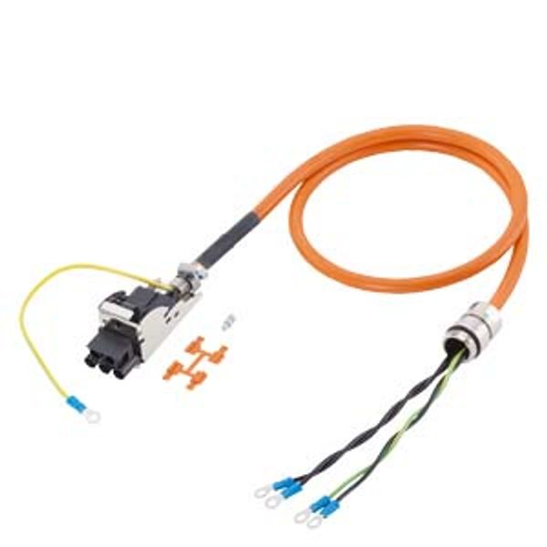 Power cable pre-assembled type: 6FX8002-5CP42 4x 10 C, M40 screw 6FX8002-5CP42-1AD0 image 1