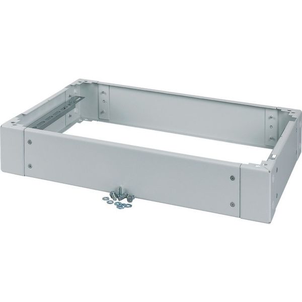 Cable arrangement plinth for floor standing distribution board IP54, HxWxD=100x600x400mm, grey image 4