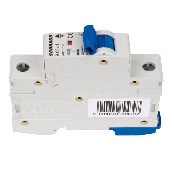 Miniature Circuit Breaker (MCB) AMPARO 10kA, B 63A, 1-pole image 4