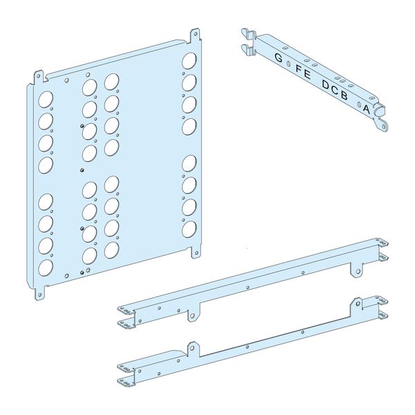 MOUNTING PLATE SOURCE CHANGEOVER NSX/INS/INV 630 3P/4P ROTARY HORIZONTAL image 1