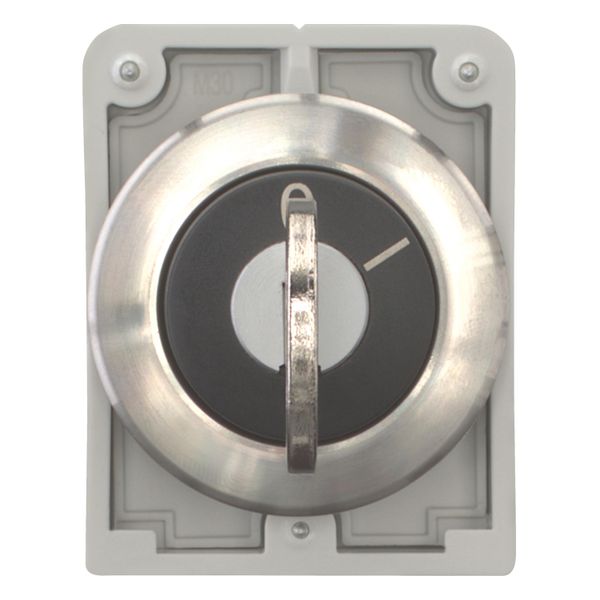 Key-operated actuator, Flat Front, maintained, 2 positions, MS3, Key withdrawable: 0, I, Bezel: stainless steel image 11