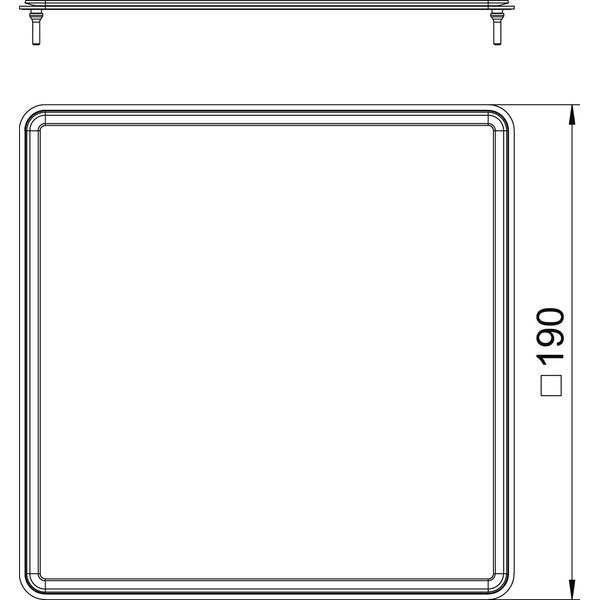 FD 4 QNK2 Flat seal for square cassette NG4 image 2