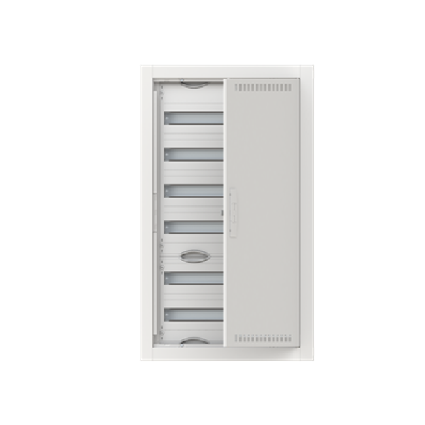 CU26VML ComfortLine Compact distribution board, Flush mounting, 72 SU, Isolated (Class II), IP30, Rows: 6, 1014 mm x 615 mm x 125 mm image 1