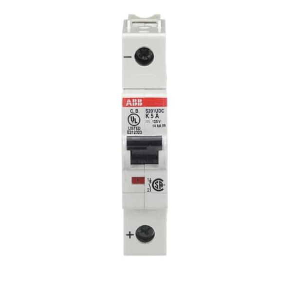 S201UDC-K5 Miniature Circuit Breaker - 1P - K - 5 A image 4