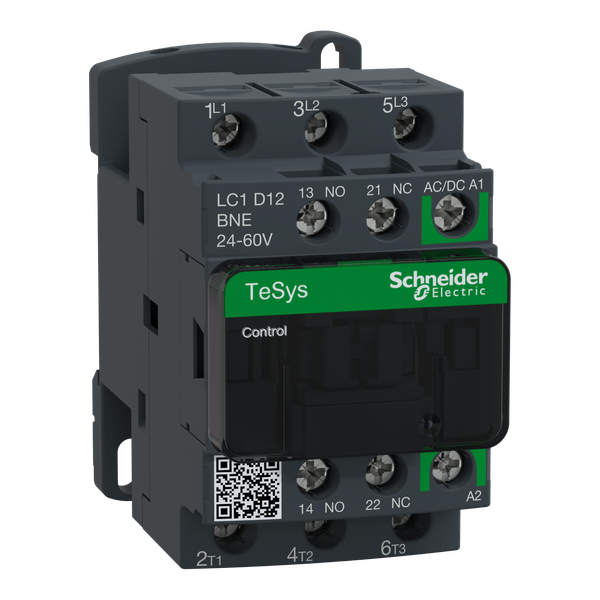 TeSys Deca contactor 3P 12A AC-3/AC-3e up to 440V coil 24-60V AC/DC image 6