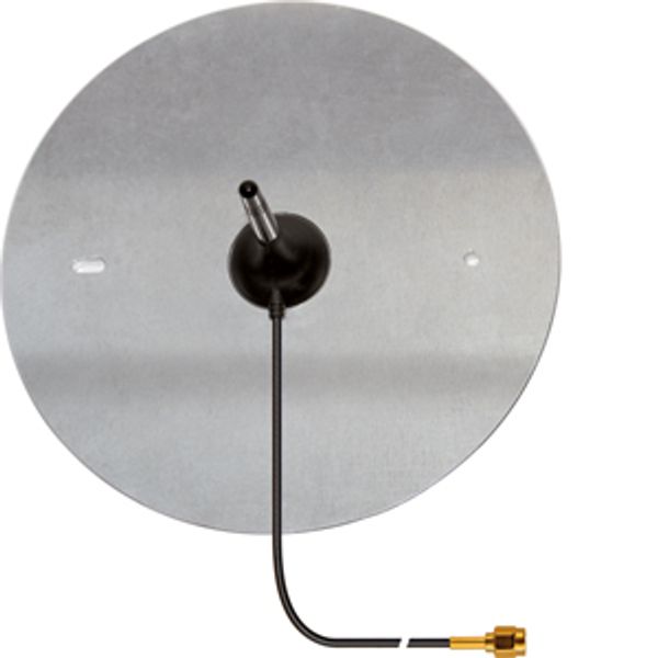 HF ground for FA250, aluminium disc powder-coated (similar to RAL 9006) white aluminium image 1