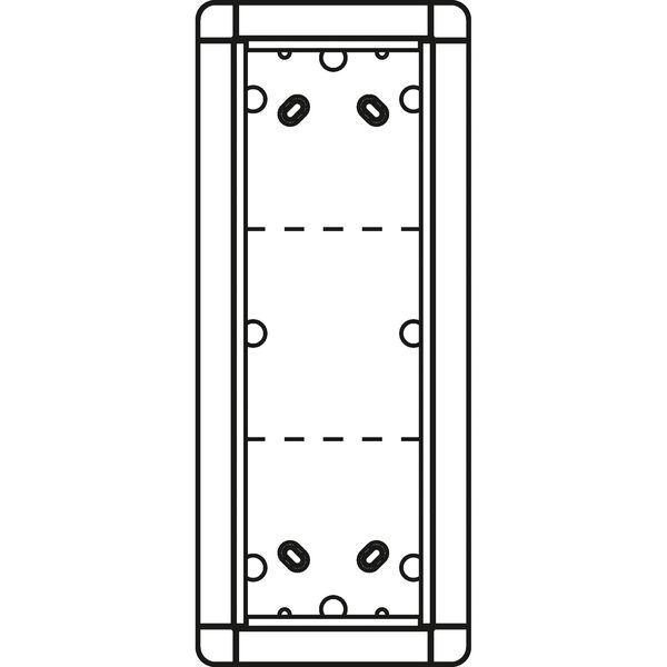 PORTIER OPBOUWRAAM 3-VOUDIG WIT image 1