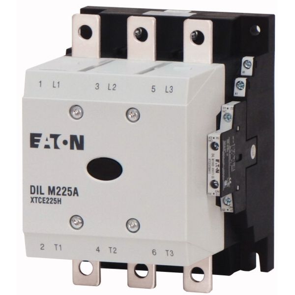 Contactor, 380 V 400 V 110 kW, 2 N/O, 2 NC, RAC 24: 24 V 50/60 Hz, AC operation, Screw connection image 1