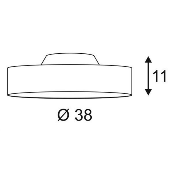 MEDO 40 LED, 30,1W, dimmable, ceiling luminaire, white image 2