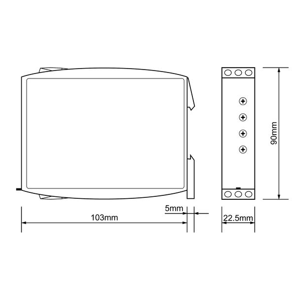 Timer multifunction 12-240V AC/DC, 2CO, 8A/250V image 3