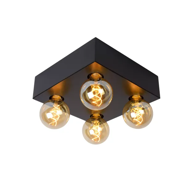 SURTUS Ceiling Light 4xE27/60W Black image 1