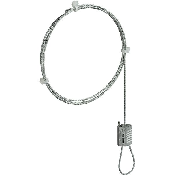 Kit (5 meter steel cable with self-locking clamp) for LBplus lighting pipe image 1